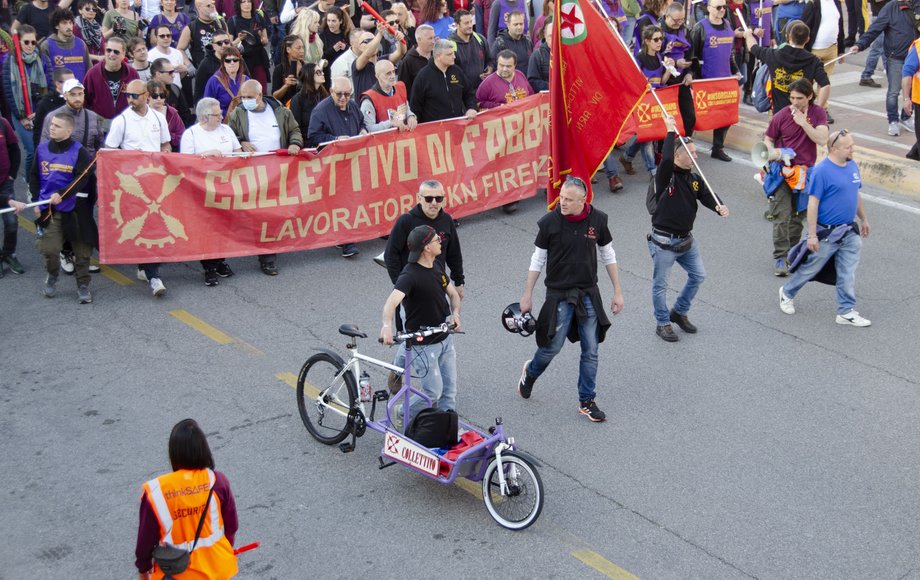 Demonstration von oben