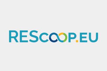 Das Logo von Rescoop: Die beiden "o" bilden das Zeichen für Unendlichkeit. 