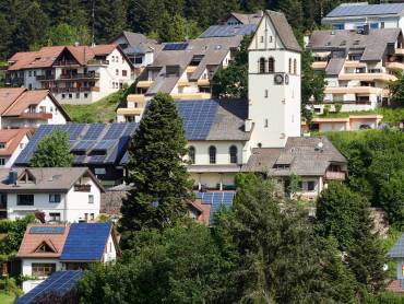 Solardächer in Schönau im Schwarzwald