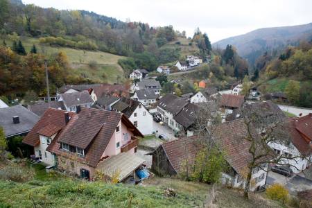 Blick auf Tegernau