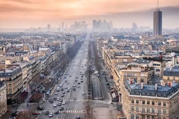 Ansicht von Paris mit La Défense