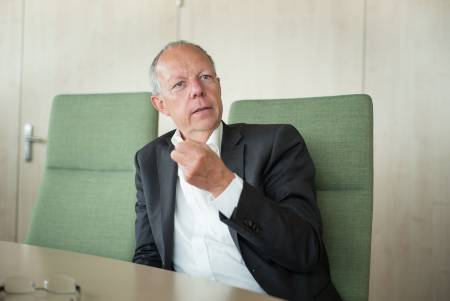 Thomas Jorberg während des Interviews