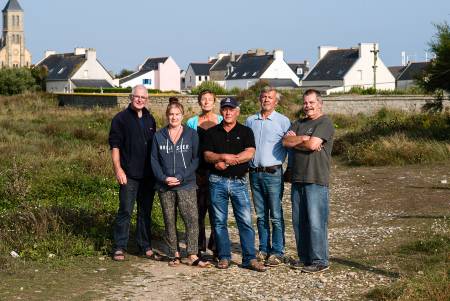 Gruppenportrait Stromrebellen Ile des Sein