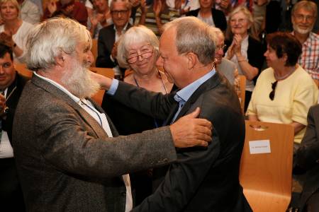 Thomas Jorberg und Dr. Michael Sladek